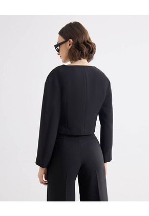 Chaqueta Para Mujer Blazer Color Negro Marca Seven Seven #28080990