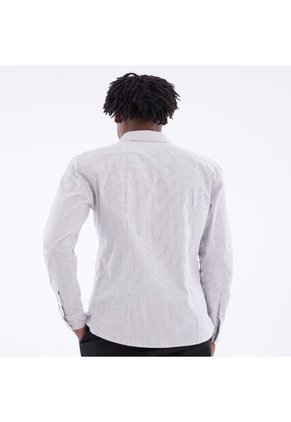 Camisa Para Hombre Manga Larga  Color Cafe  Marca Seven Seven #45011899