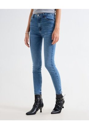 Jean Para Mujer Skinny Color Azul Medio Marca Seven Seven #28160877