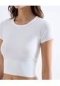 Camiseta Ajustada Flexible  Para Mujer Blanco Seven Seven de Seven Seven