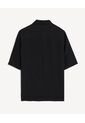 Camisa Relaxed Manga Corta  Para Hombre Negro Seven Seven de Seven Seven