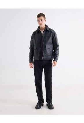 Buzo Polo Con Zipper  Para Hombre Azul Seven Seven