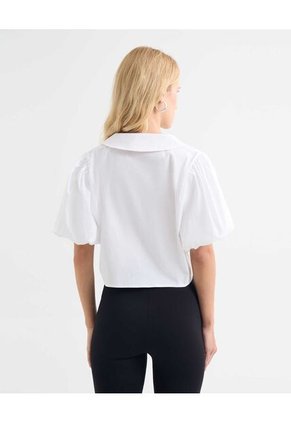 Blusa Para Mujer Manga Corta Color Crudo Marca Seven Seven #28124022