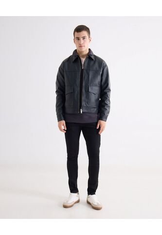 Jean Skinny Tono Negro  Para Hombre Negro Seven Seven Seven Seven