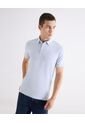 Polo Regular Tipo Jersey  Para Hombre Celeste Seven Seven de Seven Seven