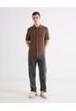 Jean Loose Tono Gris  Para Hombre Gris Seven Seven de Seven Seven