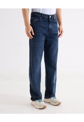 Jean Loose Tono Oscuro Para Hombre Azul Seven Seven