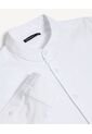 Camisa Regular Cuello Mao  Para Hombre Hueso Seven Seven de Seven Seven