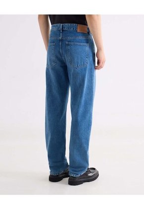 Jean Straight Tono Medio  Para Hombre Azul Seven Seven
