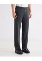 Pantalón Sastrero Straight  Para Hombre Gris Seven Seven de Seven Seven