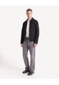 Chaqueta Harrington En Suede  Para Hombre Negro Seven Seven de Seven Seven