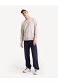 Buzo Oversize Con Estampado  Para Hombre Beige Seven Seven de Seven Seven