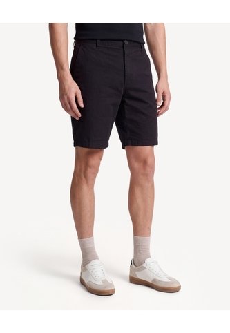 Bermuda Chino Con Ribete Posterior  Para Hombre Negro Seven Seven Seven Seven