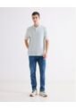 Polo Regular Basica  Para Hombre Crema Seven Seven de Seven Seven