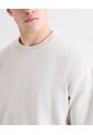 Camiseta Oversize Estampada  Para Hombre Crema Seven Seven de Seven Seven