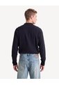 Camisa Cuello Mao Textura  Para Hombre Negro Seven Seven de Seven Seven
