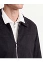Chaqueta Harrington En Suede  Para Hombre Negro Seven Seven de Seven Seven