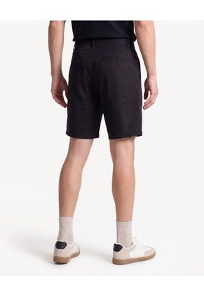 Bermuda Chino Con Ribete Posterior Para Hombre Negro Seven Seven