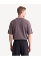 Camiseta Con Estampado Efecto Aerosol  Para Hombre Café Seven Seven de Seven Seven