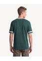 Camiseta Tricot Con Bordado  Para Hombre Verde Seven Seven de Seven Seven