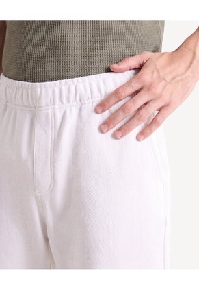 Pantalón Jogger Recto Textura  Para Hombre Gris Seven Seven