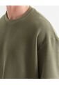 Camiseta Tejida Texturizada Oversize  Para Hombre Verde Seven Seven de Seven Seven