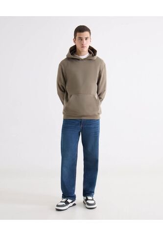 Jean Straight Con Desgastes  Para Hombre Azul Seven Seven Seven Seven