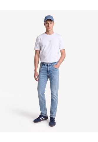 Camiseta Screen Frontal En Algodón  Para Hombre Blanco Seven Seven Seven Seven