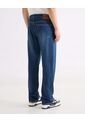 Jean Straight Con Desgastes  Para Hombre Azul Seven Seven de Seven Seven