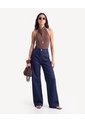 Blusa Halter Escote Fluido  Para Mujer Café Seven Seven de Seven Seven