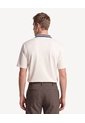 Polo Relaxed Con Cuello En Contraste  Para Hombre Crema Seven Seven de Seven Seven