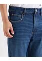 Jean Straight Con Desgastes  Para Hombre Azul Seven Seven de Seven Seven