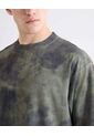 Camiseta Oversize Estampada  Para Hombre Verde Seven Seven de Seven Seven