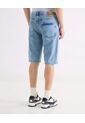 Bermuda Regular Tono Claro  Para Hombre Azul Seven Seven de Seven Seven