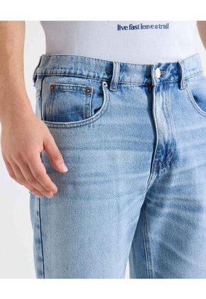 Bermuda Regular Tono Claro Para Hombre Azul Seven Seven