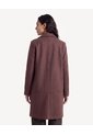 Chaqueta Tipo Abrigo Con Solapa  Para Mujer Café Seven Seven de Seven Seven