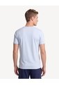 Camiseta Slim Basica  Para Hombre Celeste Seven Seven de Seven Seven