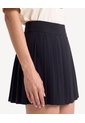 Falda Corta De Tablas  Para Mujer Negro Seven Seven de Seven Seven