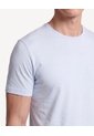 Camiseta Slim Basica  Para Hombre Celeste Seven Seven de Seven Seven