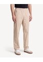 Pantalón Jogger Recto Pretina Resortada  Para Hombre Taupe Seven Seven de Seven Seven