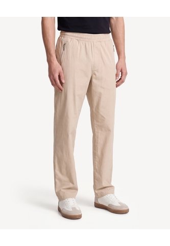 Pantalón Jogger Recto Pretina Resortada  Para Hombre Taupe Seven Seven Seven Seven