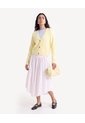 Saco Cardigan De Botonadura Frontal  Para Mujer Amarillo Seven Seven de Seven Seven