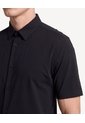 Camisa Noniron Comfort  Para Hombre Negro Seven Seven de Seven Seven