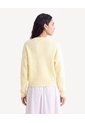 Saco Cardigan De Botonadura Frontal  Para Mujer Amarillo Seven Seven de Seven Seven