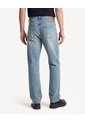 Jean Straight Con Lavado Visible  Para Hombre Azul Seven Seven de Seven Seven