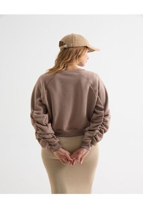 Buzo Para Mujer Cuello Redondo Color Café Marca Seven Seven #28060456