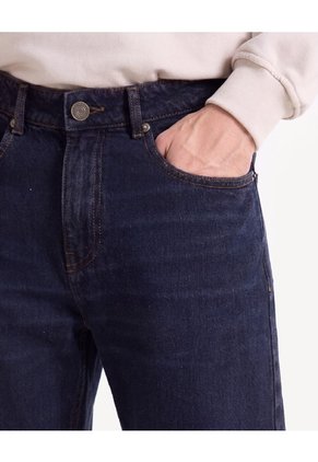 Jean Straight Con Desgaste Sutil Para Hombre Azul Seven Seven
