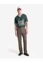 Pantalón Sastrero Recto  Para Hombre Verde Seven Seven de Seven Seven