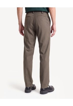 Pantalón Sastrero Recto  Para Hombre Verde Seven Seven