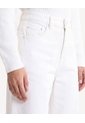 Jean Wide Leg Tiro Medio Rígido  Para Mujer Blanco Seven Seven de Seven Seven